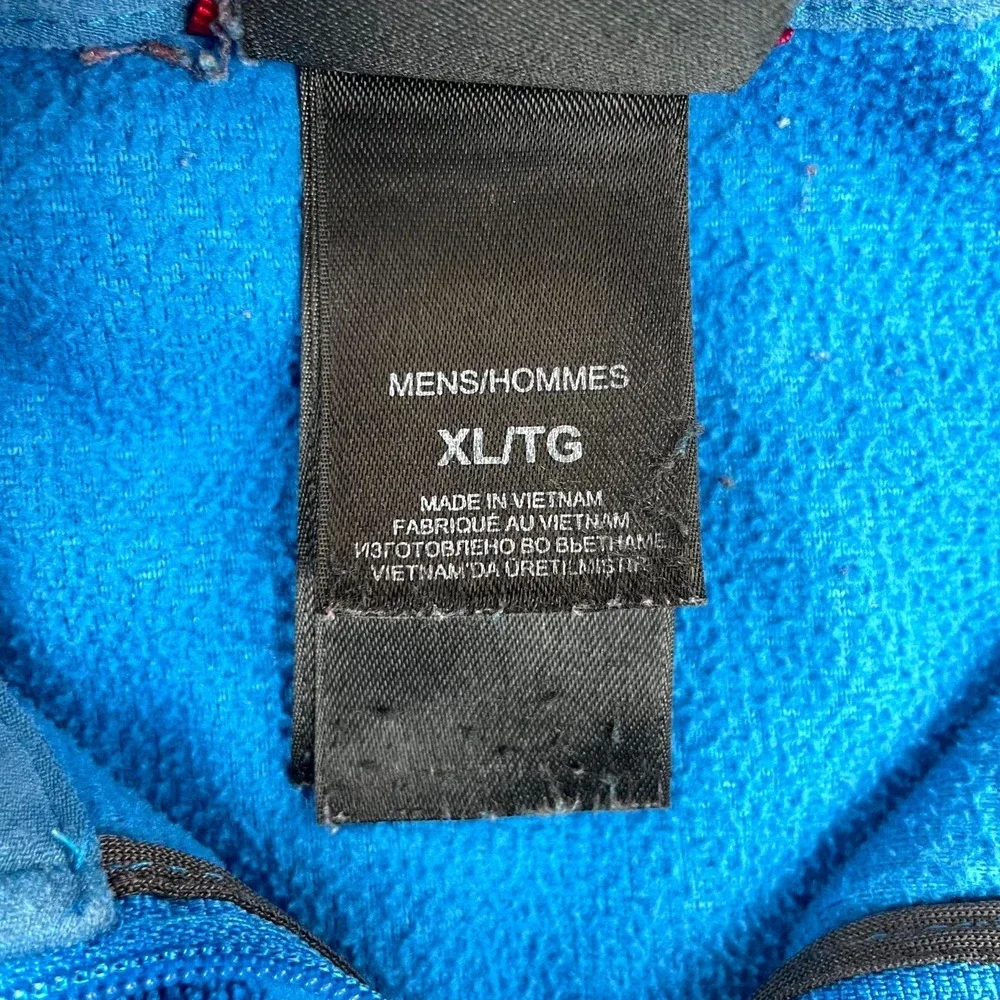 The North Face TKA 100 Glacier 1/4 Zip Sweatshirt Mens XL Blue Fleece Warm‎ Cozy